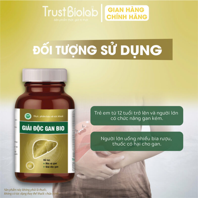 Thực phẩm bảo vệ sức khỏe Giải Độc Gan Bio Hỗ trợ giải độc gan, mát gan, giúp bảo vệ gan. Hỗ trợ tăng cường chức năng gan. Hỗ trợ giảm các triệu chứng mẩn ngứa, vàng da, men gan cao, chán ăn do chức năng gan kém.