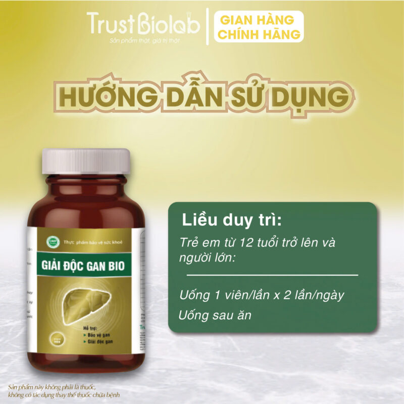 Thực phẩm bảo vệ sức khỏe Giải Độc Gan Bio Hỗ trợ giải độc gan, mát gan, giúp bảo vệ gan. Hỗ trợ tăng cường chức năng gan. Hỗ trợ giảm các triệu chứng mẩn ngứa, vàng da, men gan cao, chán ăn do chức năng gan kém.