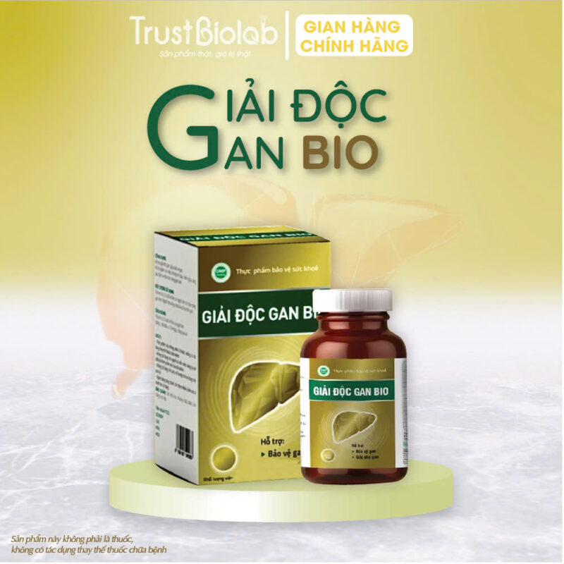 Thực phẩm bảo vệ sức khỏe Giải Độc Gan Bio Hỗ trợ giải độc gan, mát gan, giúp bảo vệ gan. Hỗ trợ tăng cường chức năng gan. Hỗ trợ giảm các triệu chứng mẩn ngứa, vàng da, men gan cao, chán ăn do chức năng gan kém.