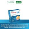 TPBVSK Canxi hữu cơ Tatotal Canxi Glucoheptonat, Vitamin D3, Vitamin K2, Magnesi gluconate Bổ sung canxi, Vitamin D3 1000IU, Vitamin K2 100mcg và khoáng chất giúp hỗ trợ xương, răng chắc khỏe, giúp giảm chứng còi xương và giúp phát triển chiều cao.
